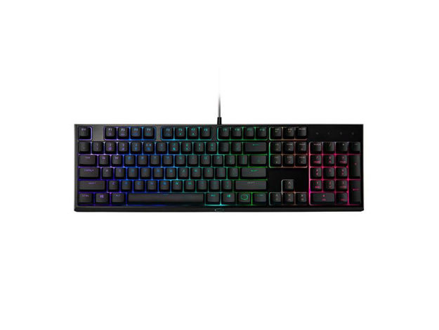 imagem de Teclado Gamer Cooler Master Mk110 Rgb Switches Mem-Chanical Lineares 26-Key Anti-Ghosting Br-Abnt2 - Mk-110-Kkmf1-Br