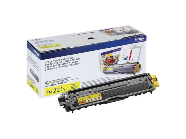 imagem de Cartucho de Toner Brother Amarelo para Impressora A Laser - Tn221ybr