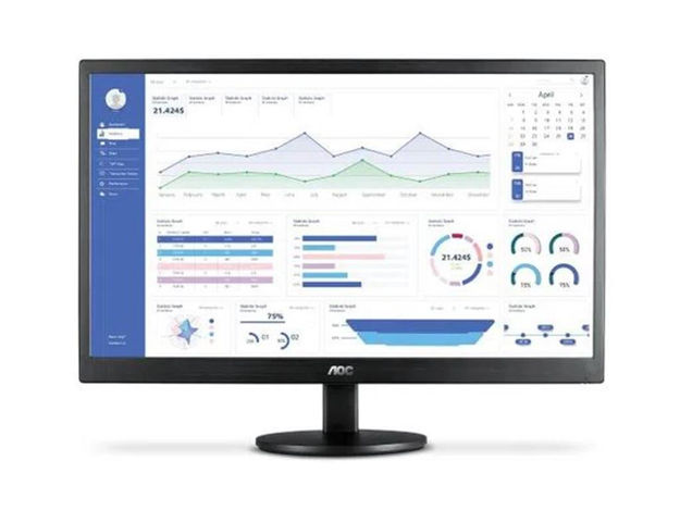 imagem de Monitor Aoc 23,6" Led/Va Fhd 75hz 5ms Hdmi Vga Vesa - M2470swh2