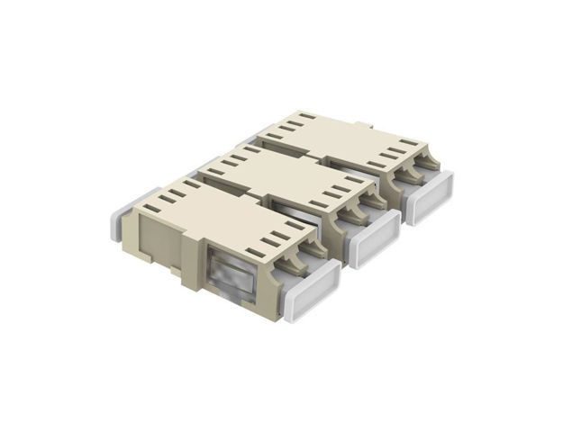 imagem de Kit de Adaptadores Opticos Sohoplus 02f Mm Lc-Pc Duplex Bege (Kit 03 Pcs) - 33090023