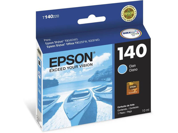 imagem de Cartucho Epson Ciano 10ml - T140220-Al