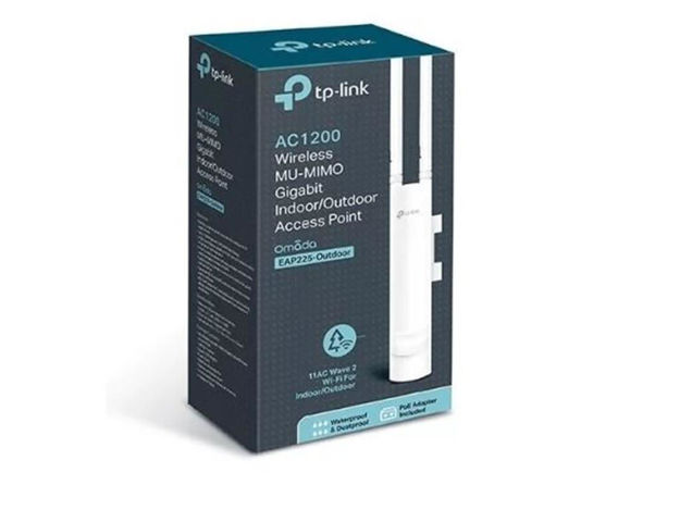 imagem de Access Point Tp-Link Eap225 Wireless Gigabit Mu-Mimo Outdoor Ponto de Acesso Ac1200 - Tpn0125