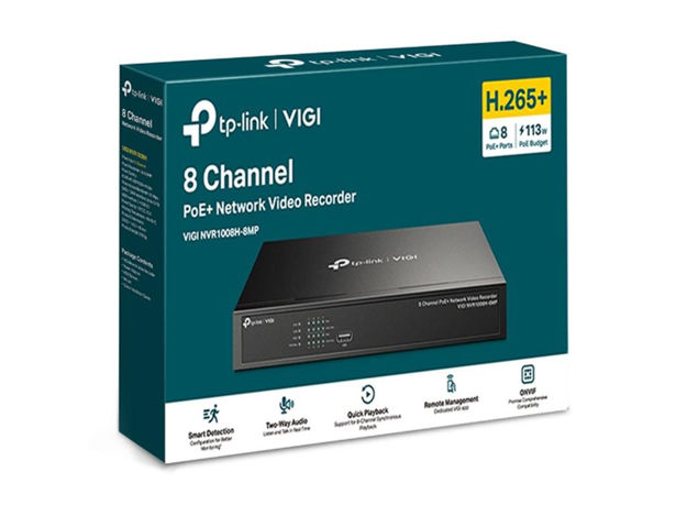 imagem de Gravador de Video de Rede Tp-Link de 8 Canais Vigi Nvr1008h-8mp Poe+ - Tpn0354