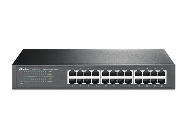 imagem de Switch de Mesa Tp-Link Tl-Sg1024d 24 Portas Gigabit 10/100/1000mbps - Mtp0022