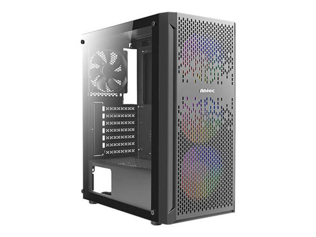 imagem de Gabinete Gamer Antec Nx290 Lateral de Vidro Temperado Micro Atx/Atx/Itx/E-Atx 3 Fans Frgb Fixed