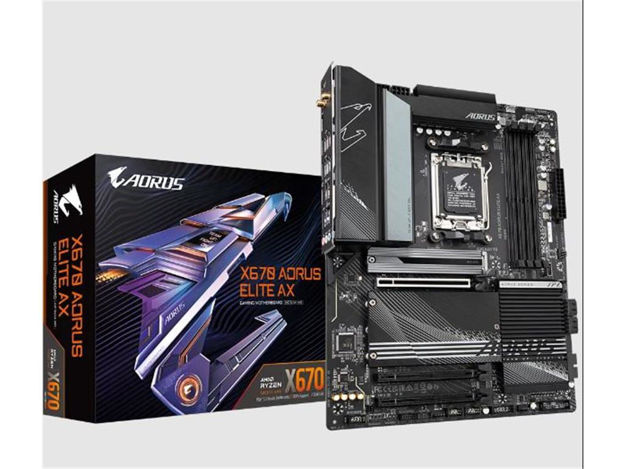 imagem de Placa Mae Gigabyte Amd (Am5) Ddr5 Atx - X670 Aorus Elite Ax 1.3