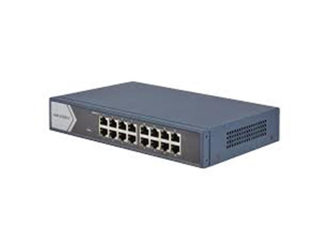 imagem de Switch Hikvision Gigabit Metalico Ds-3e0516-E(B) 16 Portas 10/100/1000mbps