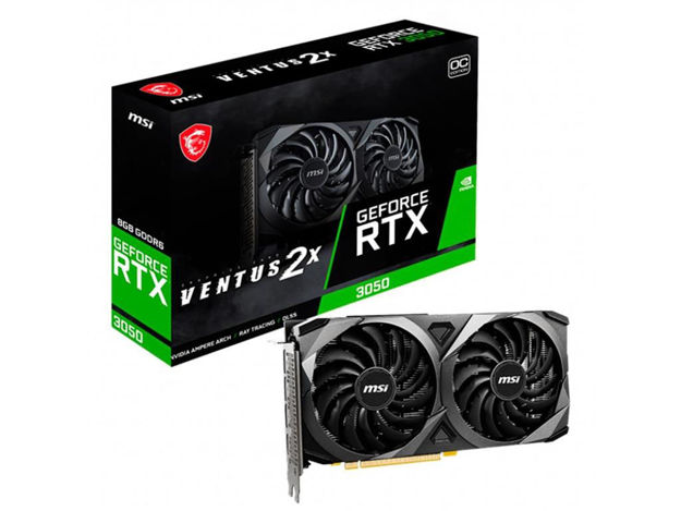 imagem de Placa de Video Msi Geforce Rtx 3050 Ventus 2x Xs 8gb Oc Gddr6 128 Bits - 912-V809-4266