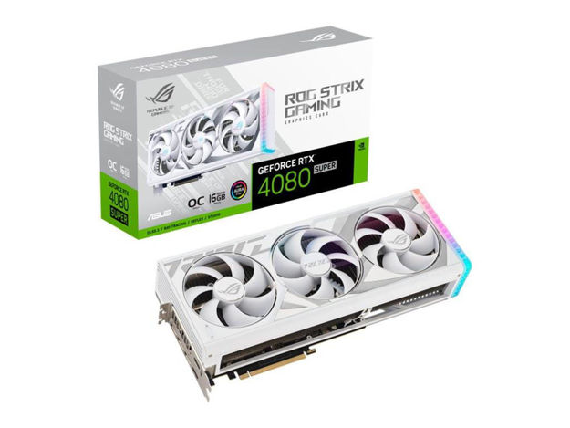 imagem de Placa de Video Asus Geforce Rtx 4080 Super Rog Strix White Oc Edition 16gb Gddr6x 256 Bits -Rog-Strix-Rtx4080s-O16g-Whit