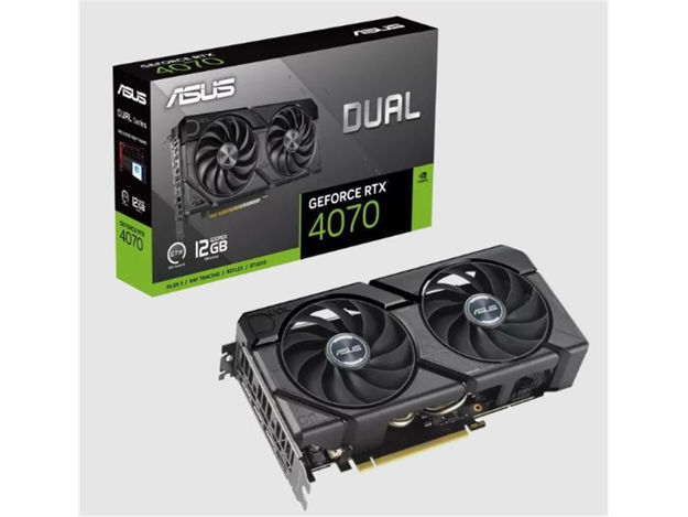 imagem de Placa de Video Asus Geforce Rtx4070 Dual Evo 12gb Gddr6x 192 Bits - Dual-Rtx4070-12g-Evo