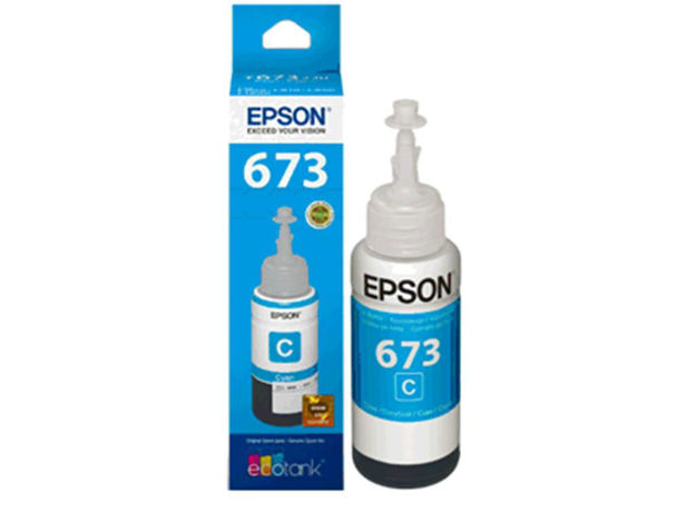 imagem de Garrafa de Tinta Epson Ciano 70ml - T673220-Al