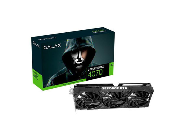 imagem de Placa de Video Galax Geforce Rtx 4070 1-Click Oc 3x 12gb Gddr6x 192 Bits - 47nom7md7qoc