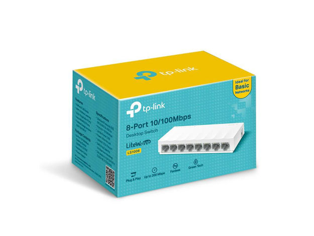 imagem de Switch Tp-Link Ls1008(Un) 8 Portas 10/100 Mbps - Tpn0222