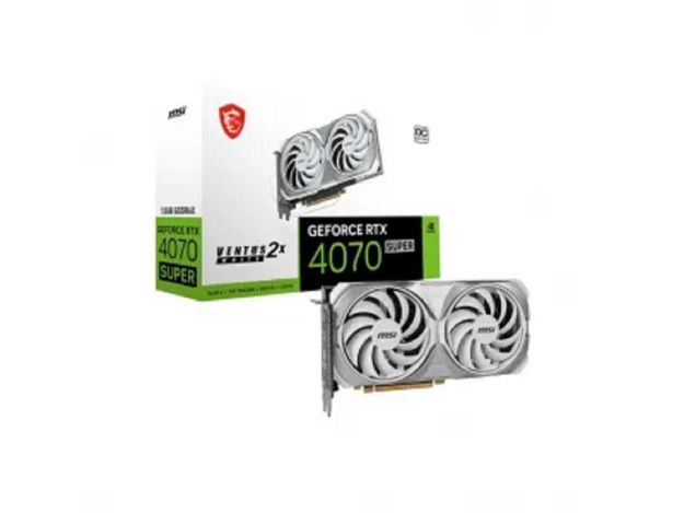 imagem de Placa de Video Msi Geforce Rtx 4070 Super Ventus 2x White Oc 12gb Gddr6x 192 Bits -912-V513-831