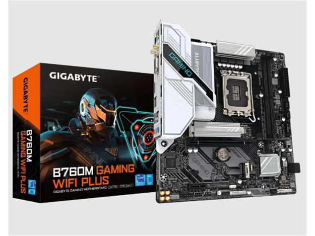 imagem de Placa Mae Gigabyte Intel Lga (1700) Ddr5 Micro Atx - B760m G Wifi Plus