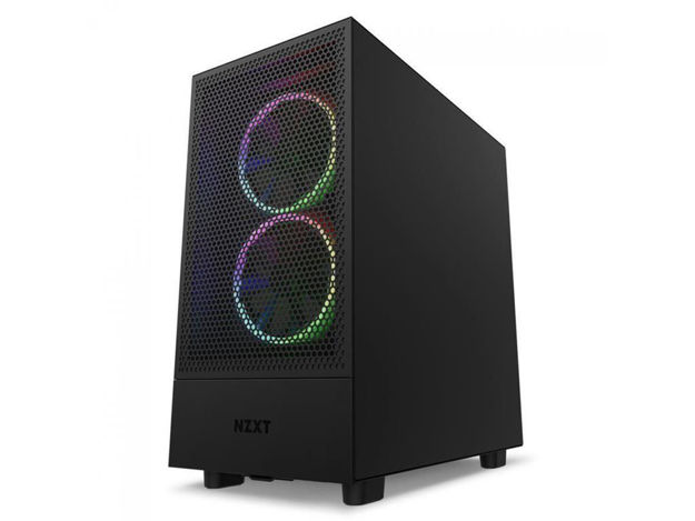 imagem de Gabinete Gamer Nzxt H5 Flow Lateral de Vidro Temperado Mini-Itx/Micro-Atx/Atx/Eatx Preto - Cc-H51fb-01