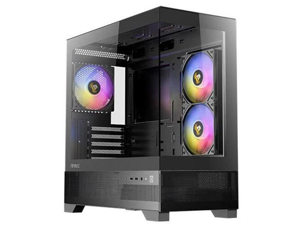 imagem de Gabinete Gamer Antec Cx500m Rgb Elite Lateral de Vidro Temperado de 4 Mm Micro-Atx/Itx 3 Fans 120mm Preto - 0-761345-100