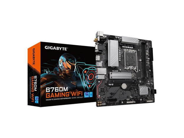 imagem de Placa Mae Gigabyte Intel Lga (1700) Ddr5 Micro Atx- B760m Gaming Wifi 1.2