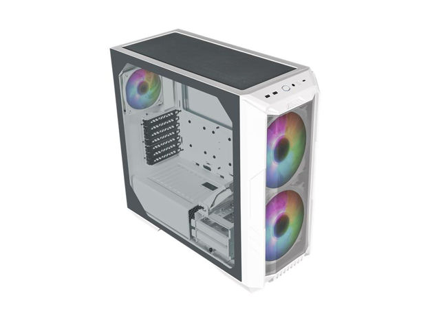 imagem de Gabinete Cooler Master Mastercase Haf 500 Lateral de Vidro Mini Itx/Micro Atx/Atx/E-Atx Argb 4 Fans Branco - H500-Wgnn-S