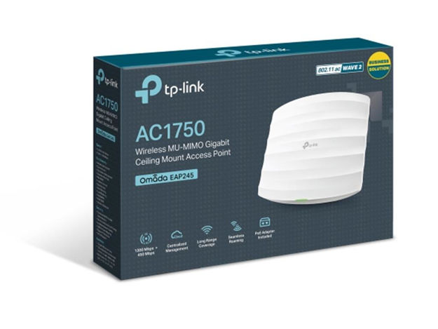 imagem de Access Point Tp-Link Eap245 Wireless Gigabit Mu-Mimo Ac1750 - Tpn0155