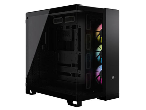 imagem de Gabinete Gamer Corsair Icue Link 6500x Rgb Lateral de Vidro Temperado Mini-Itx/Micro-Atx/Atx/E-Atx Preto com 3 Fans - Cc