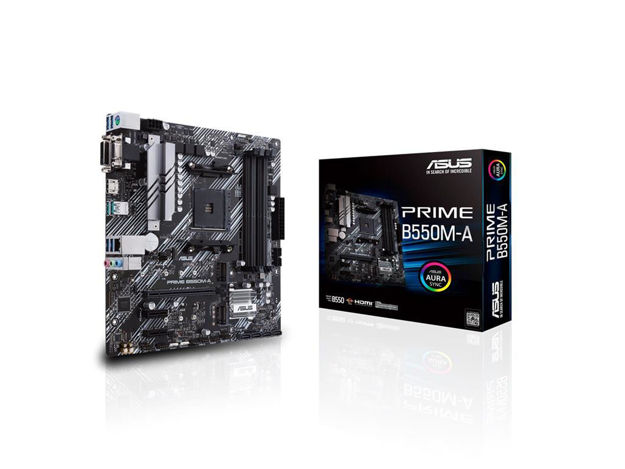 imagem de Placa Mae Asus Amd (Am4) Ddr4 Micro Atx - Prime B550m-A