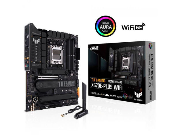 imagem de Placa Mae Asus Amd (Am5) Ddr5 Atx - Tuf Gaming X670e-Plus Wifi